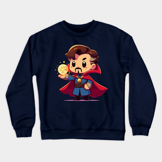 Cute Doctor Strange Fanart Crewneck Sweatshirt by Dmytro